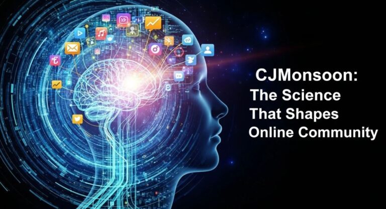 cjmonsoon framework illustrating sustainable online community building through human behavior analysis, trust focused design, and long-term digital engagement strategies
