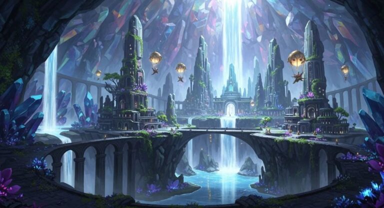 Lush green hills of Tsunaihaiya under a clear blue sky