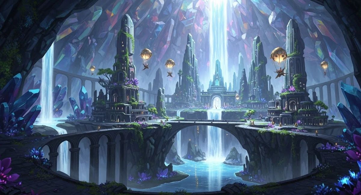 Lush green hills of Tsunaihaiya under a clear blue sky