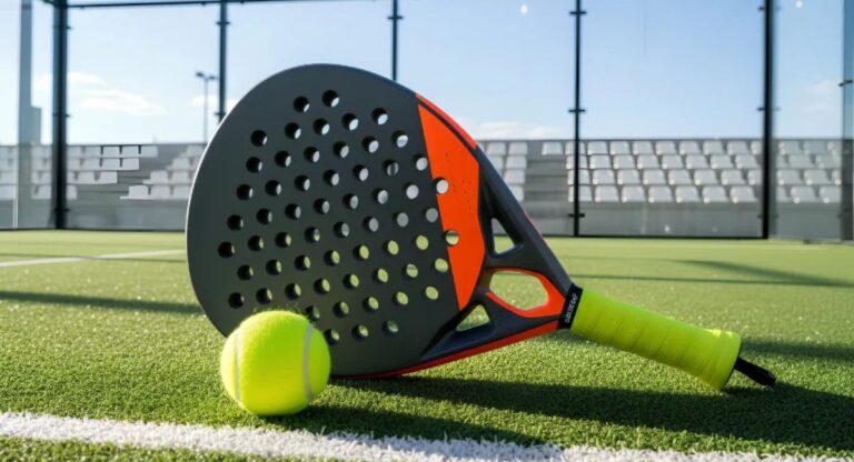 Nlpadel premium padel court with players enjoying a professional padel match