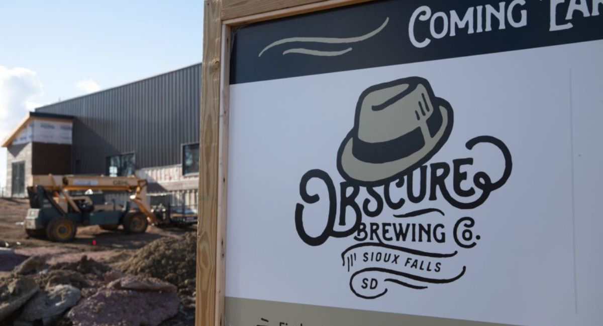 Craft beer glass served at Obscure Brewing taproom