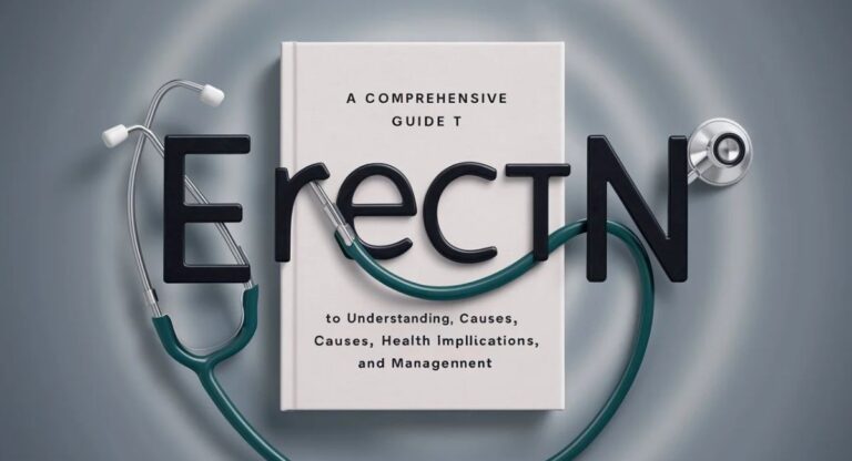 Understanding erectn and male sexual health concept illustration