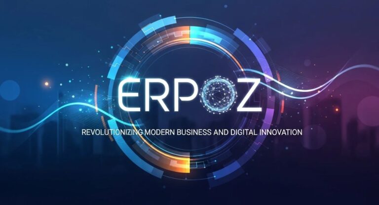 Dashboard view of Erpoz platform showing real-time analytics and performance metrics