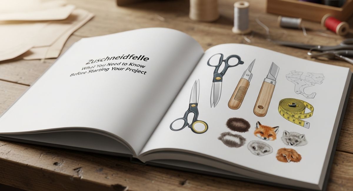 High-quality Zuschneidfelle cutting mat on a workspace for precision crafting and sewing projects